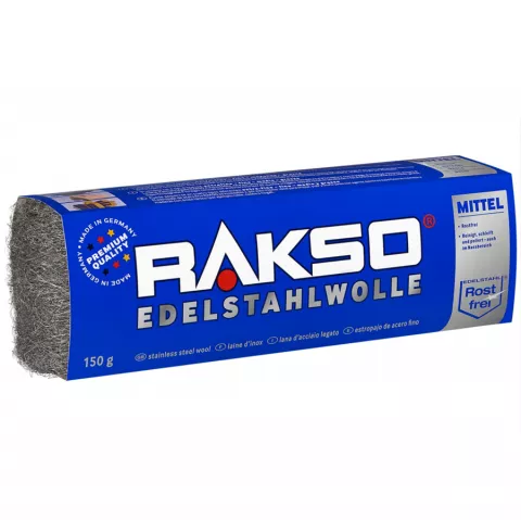 Rakso Edelstahlwolle Mittel 150g 9.05/100g