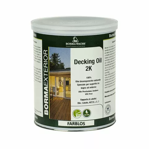 Terrassenl Decking Oil 2K farblos 1l